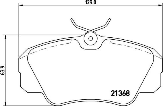 Brembo P 59 016 - Тормозные колодки, дисковые, комплект autosila-amz.com