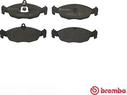 Brembo P 59 011 - P59011 393 00=571492X=FDB732 !колодки дисковые п.\Opel Vectra A/Astra F 1.4i-1.8i/1.7D/TD 91-98 autosila-amz.com