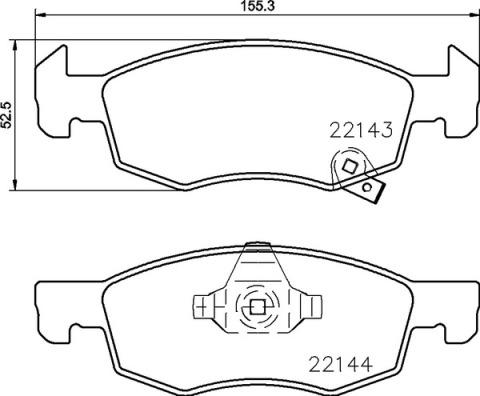 Brembo P 59 084 - Тормозные колодки, дисковые, комплект autosila-amz.com