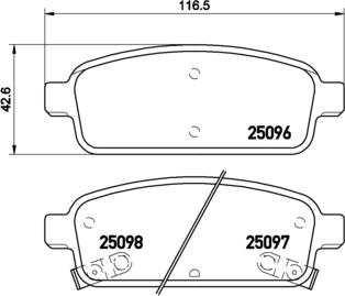 Brembo P 59 078 - Тормозные колодки, дисковые, комплект autosila-amz.com