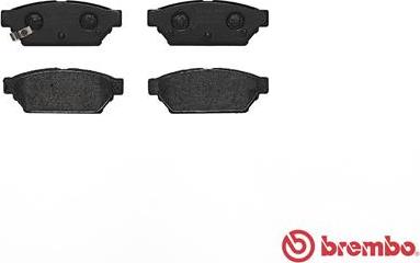 Brembo P 54 053 - Тормозные колодки, дисковые, комплект autosila-amz.com