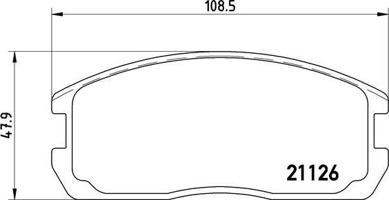 Brembo P 54 009 - Тормозные колодки, дисковые, комплект autosila-amz.com