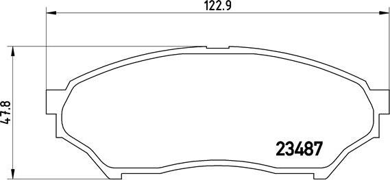 Brembo P 54 028 - Тормозные колодки, дисковые, комплект autosila-amz.com