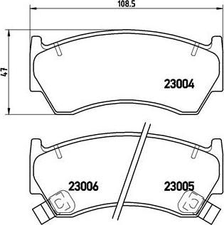 Brembo P 56 033 - Тормозные колодки, дисковые, комплект autosila-amz.com