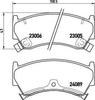 Brembo P 56 026 - Тормозные колодки, дисковые, комплект autosila-amz.com