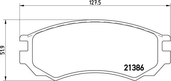 Brembo P 56 028 - Тормозные колодки, дисковые, комплект autosila-amz.com