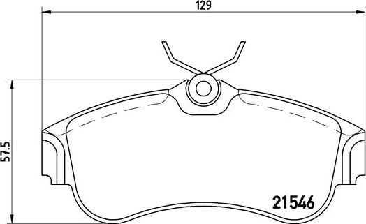 Brembo P 56 022 - Тормозные колодки, дисковые, комплект autosila-amz.com