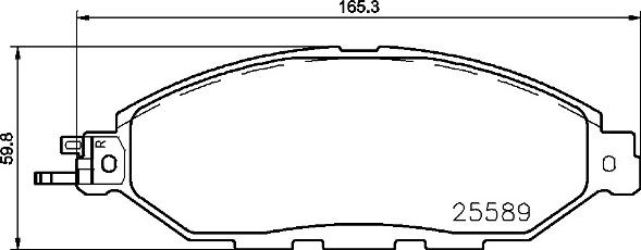 Brembo P 56 103 - Тормозные колодки, дисковые, комплект autosila-amz.com