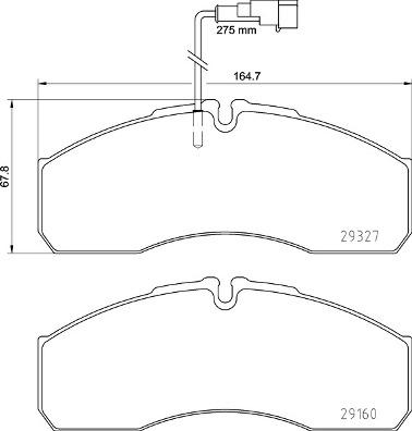 Brembo P 56 123 - Тормозные колодки, дисковые, комплект autosila-amz.com