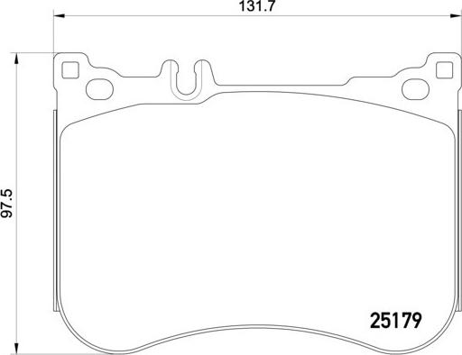 Brembo P 50 095 - Тормозные колодки, дисковые, комплект autosila-amz.com