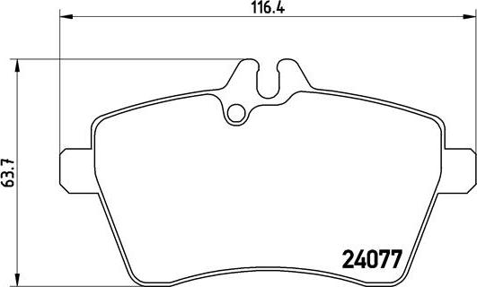 Brembo P 50 054 - Тормозные колодки, дисковые, комплект autosila-amz.com