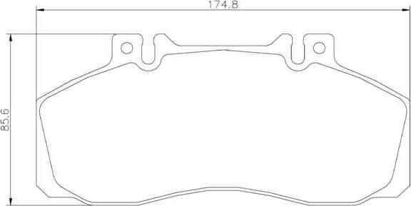 Brembo P 50 065 - Тормозные колодки, дисковые, комплект autosila-amz.com