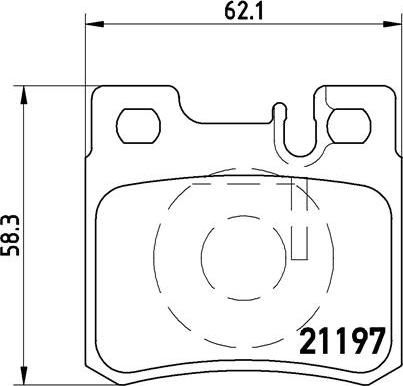 Brembo P 50 009 - Тормозные колодки, дисковые, комплект autosila-amz.com