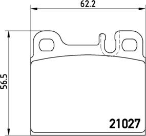 Brembo P 50 005 - Тормозные колодки, дисковые, комплект autosila-amz.com