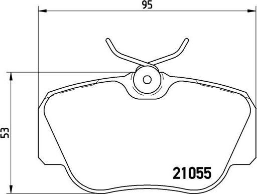 Brembo P 50 011 - Тормозные колодки, дисковые, комплект autosila-amz.com