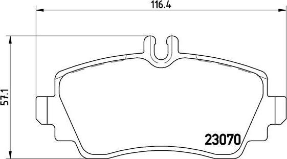 Brembo P 50 035 - Тормозные колодки, дисковые, комплект autosila-amz.com