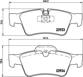 Triscan 36299110 - Тормозные колодки, дисковые, комплект autosila-amz.com