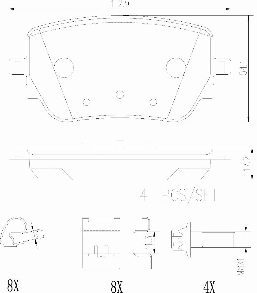 Brembo P50148N - Тормозные колодки, дисковые, комплект autosila-amz.com