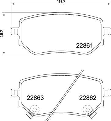 Brembo P 50 153 - Тормозные колодки, дисковые, комплект autosila-amz.com