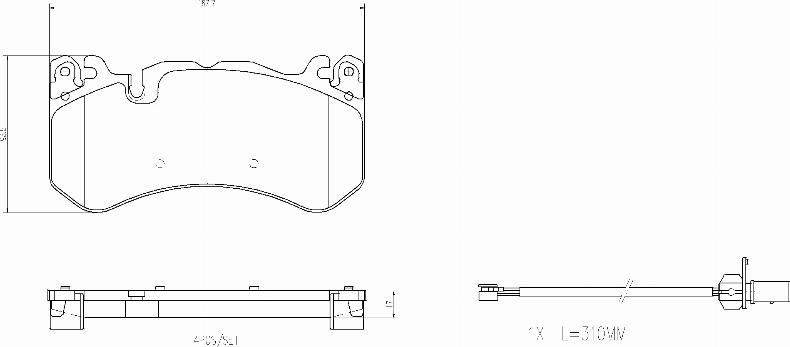 Brembo P50164N - Тормозные колодки, дисковые, комплект autosila-amz.com