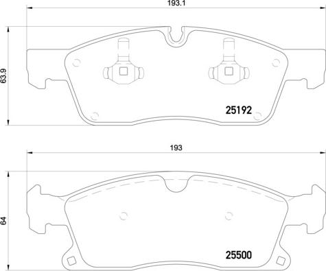 Brembo P 50 108 - Тормозные колодки, дисковые, комплект autosila-amz.com