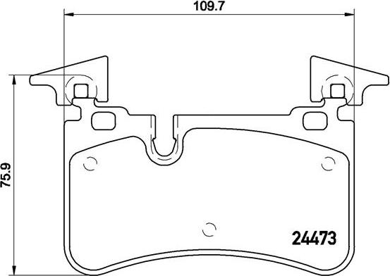 Brembo P 50 113 - Тормозные колодки, дисковые, комплект autosila-amz.com