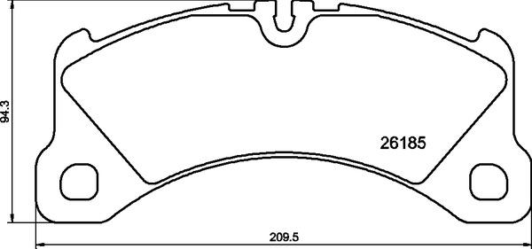 Brembo P 65 047 - Тормозные колодки, дисковые, комплект autosila-amz.com