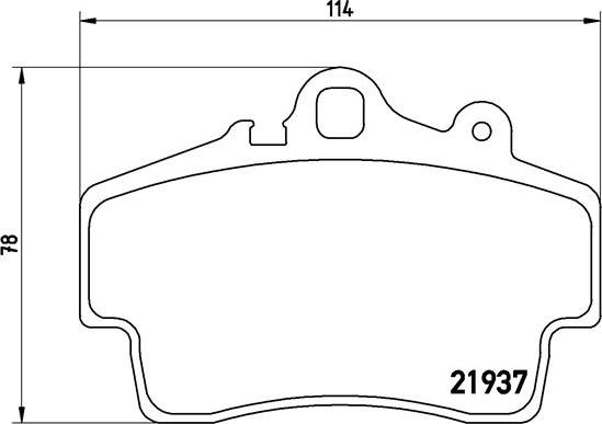 Brembo P 65 007 - Тормозные колодки, дисковые, комплект autosila-amz.com