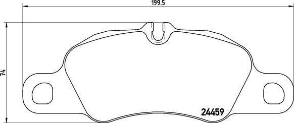 Brembo P 65 018 - Тормозные колодки, дисковые, комплект autosila-amz.com