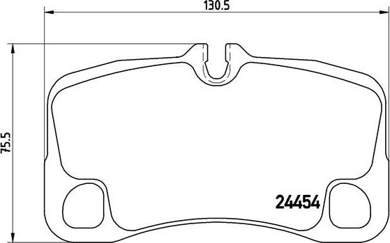 Brembo P 65 013 - Тормозные колодки, дисковые, комплект autosila-amz.com