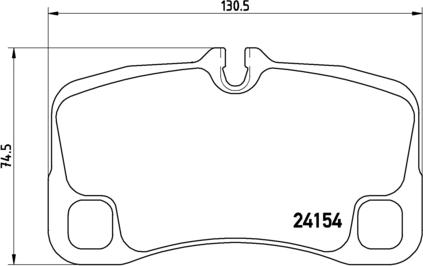 Brembo P 65 012 - Тормозные колодки, дисковые, комплект autosila-amz.com