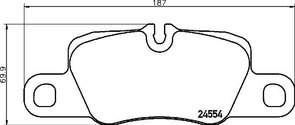 Brembo P 65 029 - Тормозные колодки, дисковые, комплект autosila-amz.com