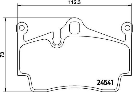 Brembo P 65 028 - Тормозные колодки, дисковые, комплект autosila-amz.com