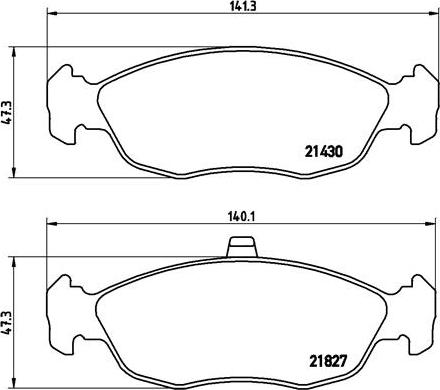 Brembo P61051N - Тормозные колодки, дисковые, комплект autosila-amz.com