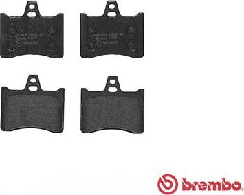 Brembo P 61 019 - Колодки тормозные дисковые задн. CITROEN CX I Break (MA) 09/75-08/85 / CITROEN CX II Break 07/85-12/ autosila-amz.com