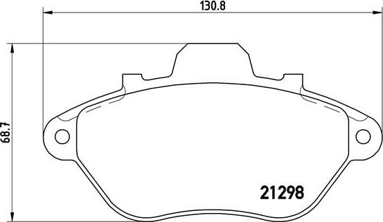 Brembo P 61 039 - Тормозные колодки, дисковые, комплект autosila-amz.com