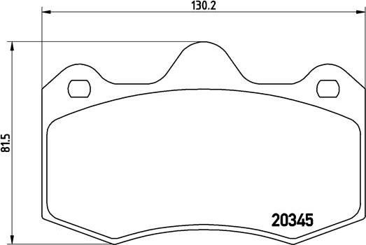 Brembo P 68 051 - Тормозные колодки, дисковые, комплект autosila-amz.com