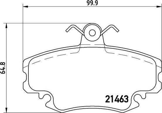 Brembo P 68 008 - Тормозные колодки, дисковые, комплект autosila-amz.com