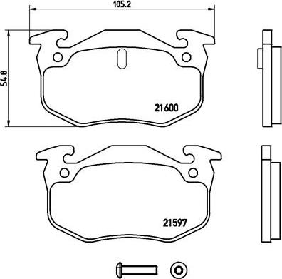 Brembo P 68 018 - Тормозные колодки, дисковые, комплект autosila-amz.com