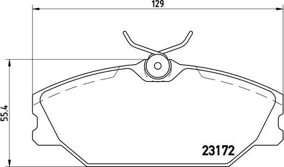 Brembo P 68 027 - Тормозные колодки, дисковые, комплект autosila-amz.com