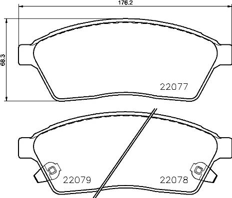 Brembo P 09 009 - Тормозные колодки, дисковые, комплект autosila-amz.com