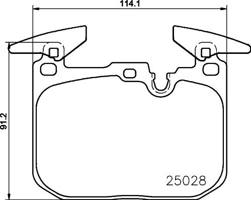 Brembo P 06 096X - Тормозные колодки, дисковые, комплект autosila-amz.com