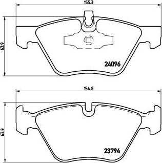 Brembo P 06 040X - Тормозные колодки, дисковые, комплект autosila-amz.com