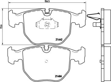 Brembo P 06 048 - Тормозные колодки, дисковые, комплект autosila-amz.com