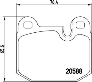 Brembo P 06 006 - Тормозные колодки, дисковые, комплект autosila-amz.com