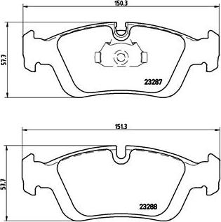 Brembo P 06 024 - Тормозные колодки, дисковые, комплект autosila-amz.com