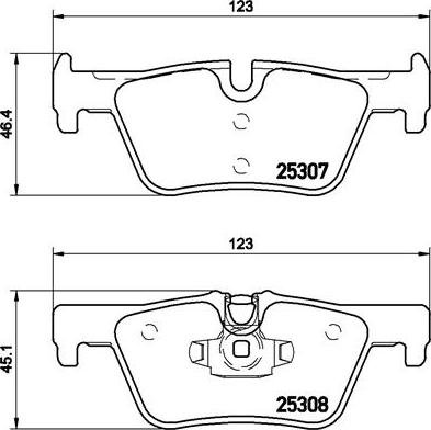 Brembo P 06 071 - Тормозные колодки, дисковые, комплект autosila-amz.com