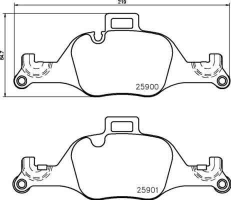 Brembo P 06 107 - Тормозные колодки, дисковые, комплект autosila-amz.com