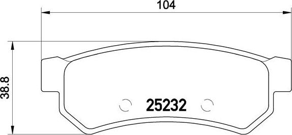 Brembo P 10 053 - Тормозные колодки, дисковые, комплект autosila-amz.com