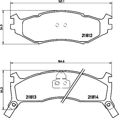 Brembo P 11 006 - Тормозные колодки, дисковые, комплект autosila-amz.com